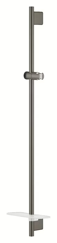 Tuš palica Grohe Rainshower smartactive 900 mm s polico v krtačeni izvedbi Hard Graphite