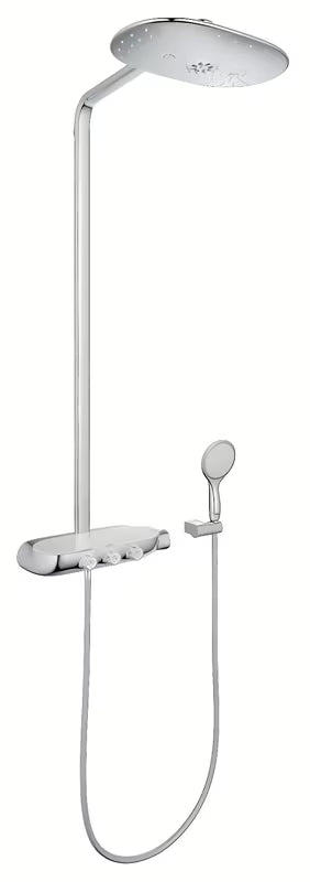 Grohe Rainshower smartcontrol tušni sistem s termostatsko armaturo v kromu z nadglavno prho 360 mm in ročno prho