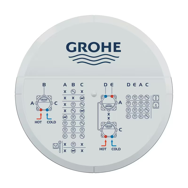Grohe Rapido Smartbox univerzalni podometno telo DN 15 pro za vgradnjo v steno