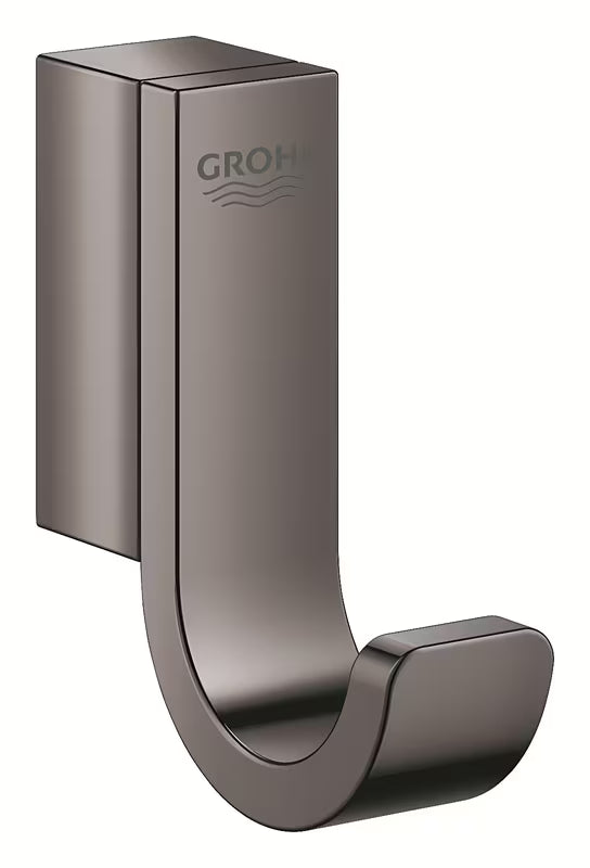 Kovinski kopalniški kavelj Grohe Selection v izvedbi hard graphite s skritim pritrjevanjem