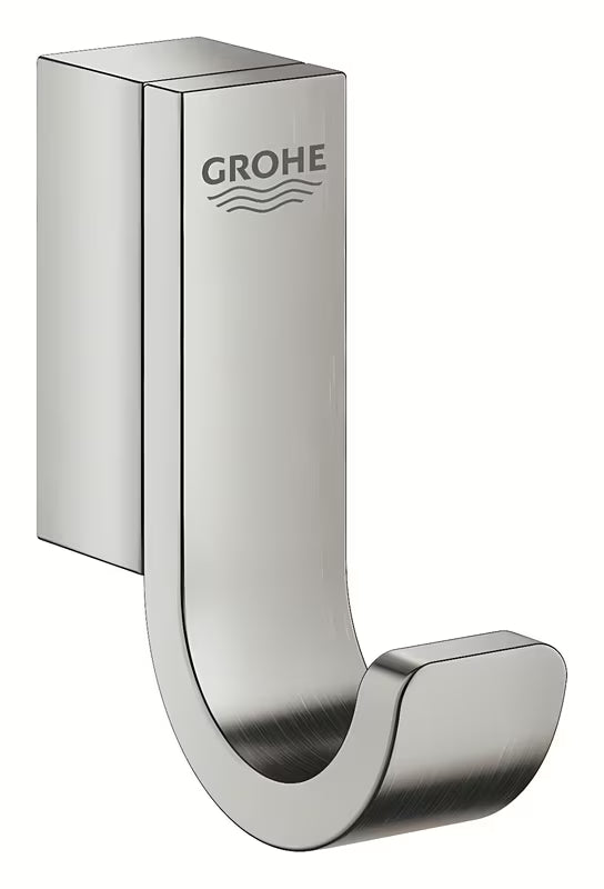 Kljukica za kopalni plašč Grohe Selection v izvedbi supersteel s skritim pritrjevanjem