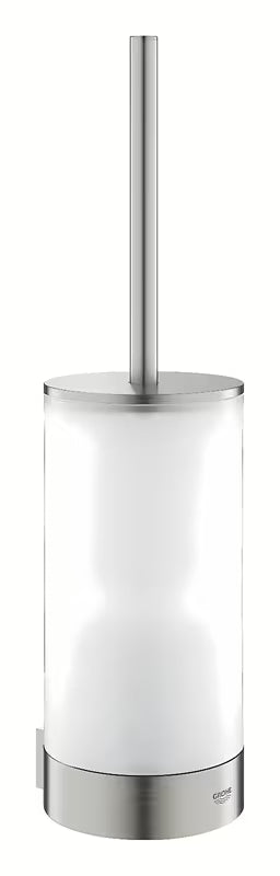 Stenska WC ščetka Grohe Selection v izvedbi supersteel s skritim pritrjevanjem