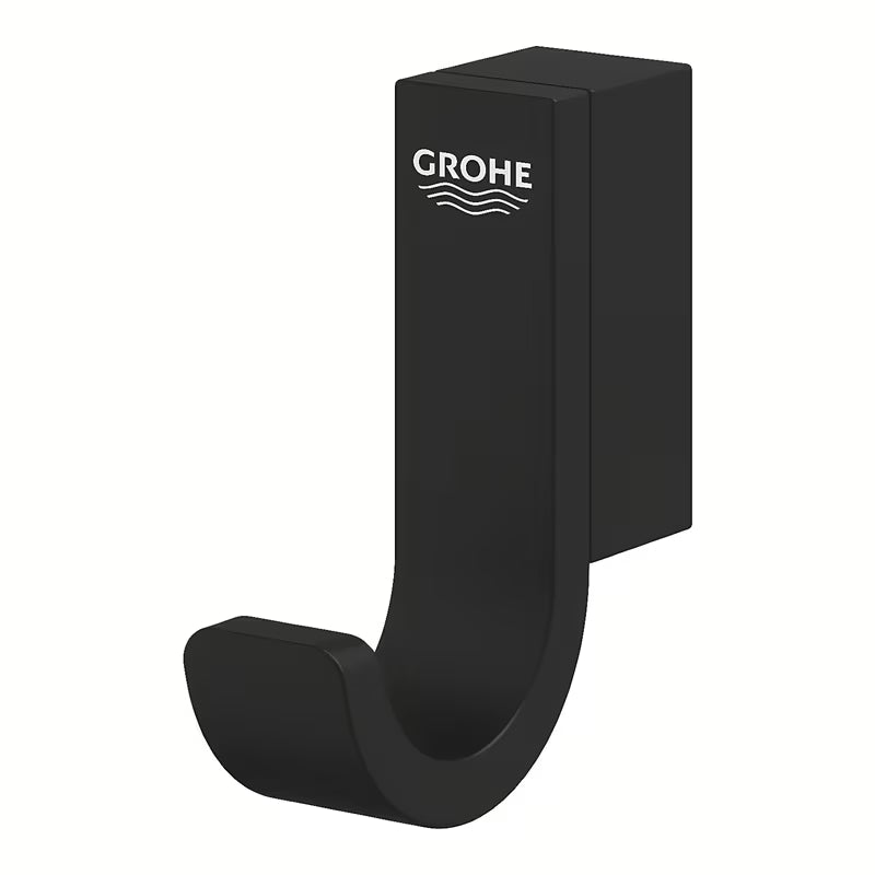 Kavelj za kopalni plašč Grohe Selection v barvi phantom black s skritim pritrjevanjem