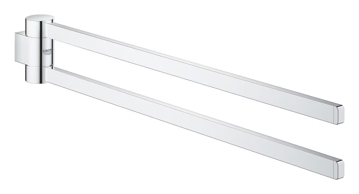 Dvostruki vrtljiv držalo za brisače Grohe Selection u krom izvedbi sa skrivenim pričvršćenjem