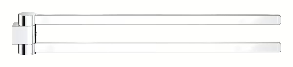 Dvostruki vrtljiv držalo za brisače Grohe Selection u krom izvedbi sa skrivenim pričvršćenjem
