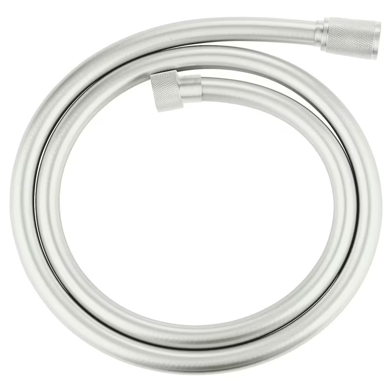 Cev za Tuš Grohe Silverflex 1250 mm z mat površino Grohe supersteel in priključkom TwistFree proti zvijanju.
