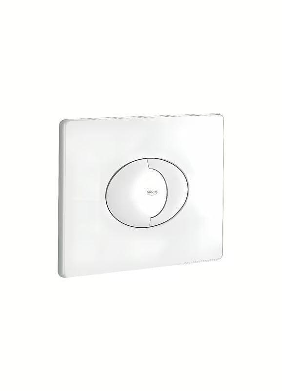 Splakovalni tipka Grohe Skate Air v barvi Alpine White pro za horizontalno montažo