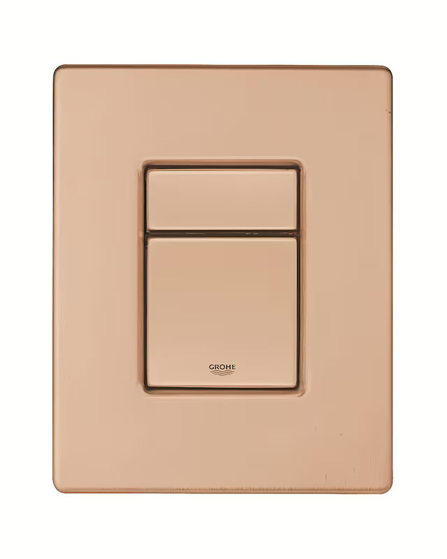 Aktivirna tipka Grohe Skate Cosmopolitan v izvedbi brushed warm sunset pro podometni splakovalniki