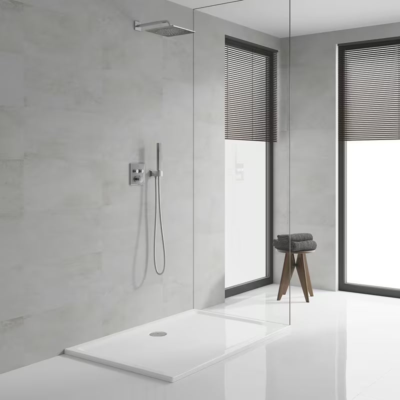 Kromirana podometna termostatska armatura za tuš Grohe Grohtherm smartcontrol s tipkovnim upravljanjem