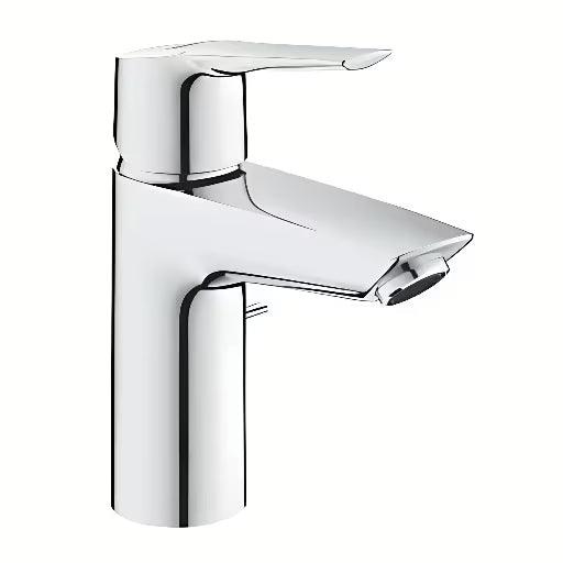 Kromirana umivalniška enoročna armatura Grohe Start z odtokom pro za enoodprtinsko montažo