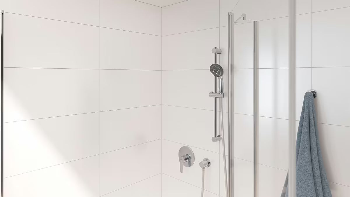 Grohe Start podometna armatura za tuš v krom izvedbi z ročnim upravljanjem