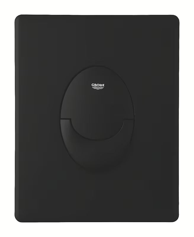 Aktivirna tipka Grohe Start v mat črni barvi phantom black pro 2-količinsko splakovanje in start/stop