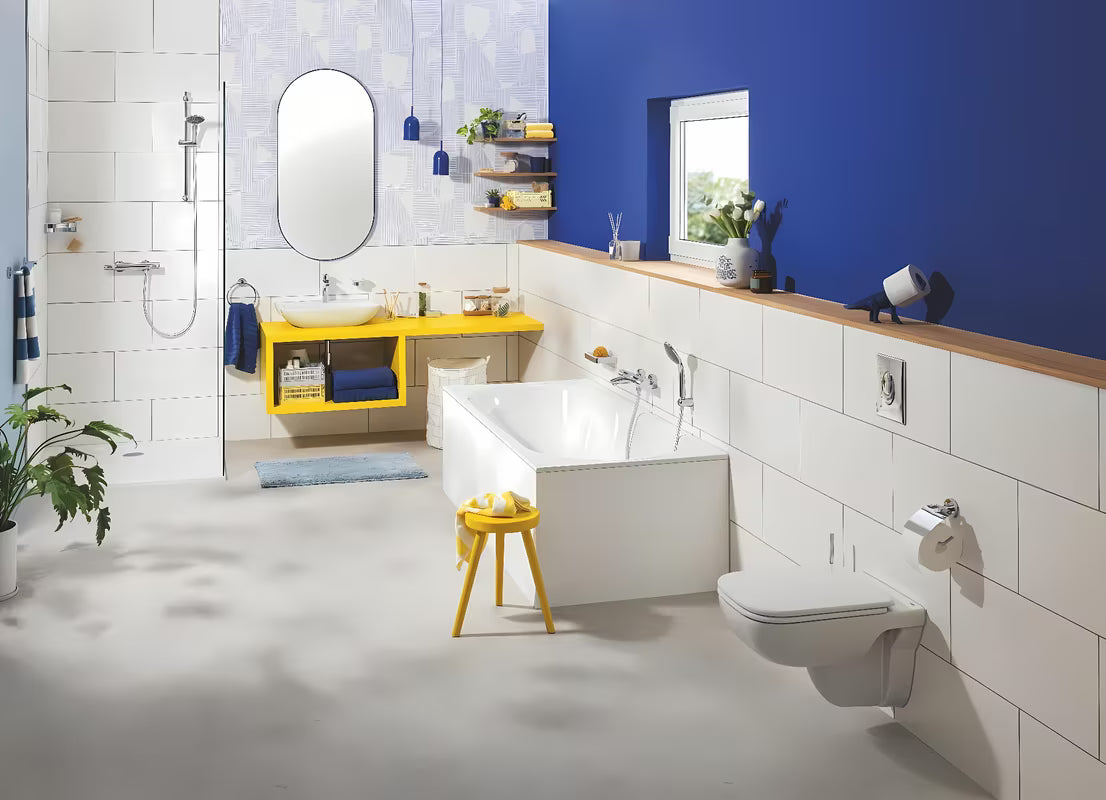Kotna polica Grohe Start Cube Accessories v krom izvedbi
