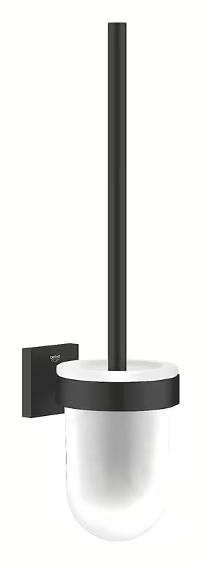 Stenska WC ščetka Grohe Start Cube u mat crnoj boji sa skrivenim pričvršćenjem