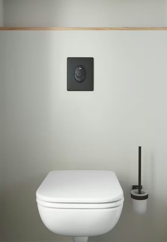 Stenska WC ščetka Grohe Start Cube u mat crnoj boji sa skrivenim pričvršćenjem