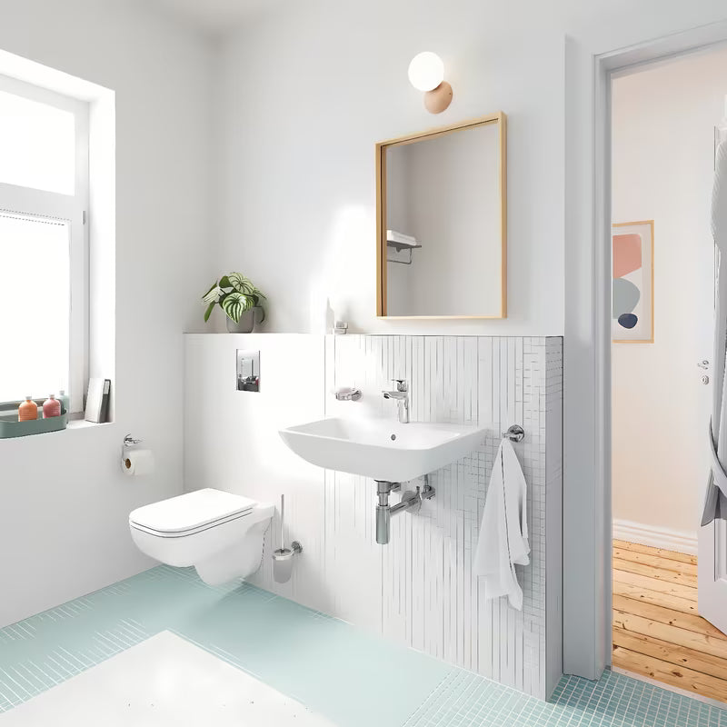 Grohe Start Edge Ceramic Bundle viseča WC školjka brez splakovalnega kroga s wc desko mehko Zapiranje Soft Close