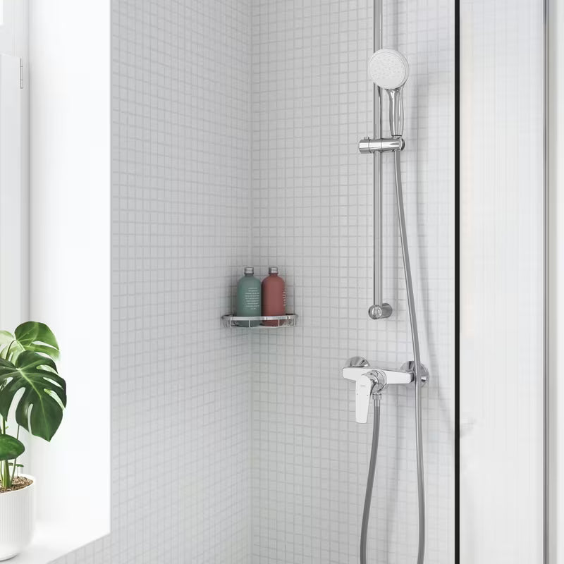 Stenska enoročna armatura za tuš Grohe Start Flow v krom izvedbi