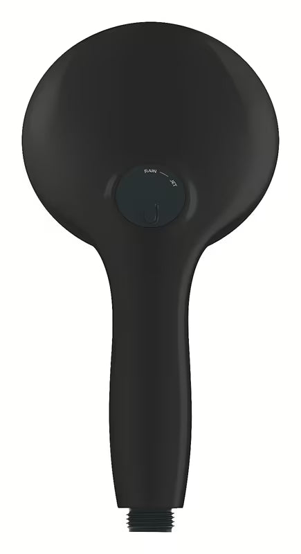 Ročna prha Grohe Tempesta 110 v mat črni izvedbi z dvema vrstama curka Rain in Jet
