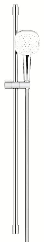 Kromirani tuš set Grohe Tempesta Cube s ručnim tušem, tuš šipkom i crijevom