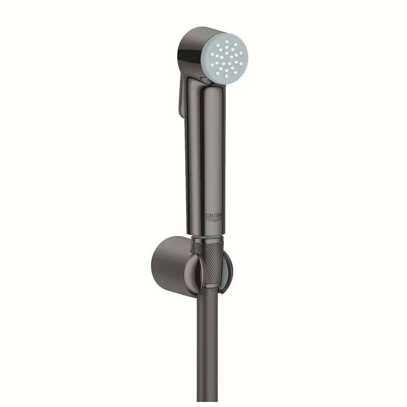 Grohe Tempesta-F Trigger Spray bidetna prška v barvi hard graphite s stenskim držalom in cevjo