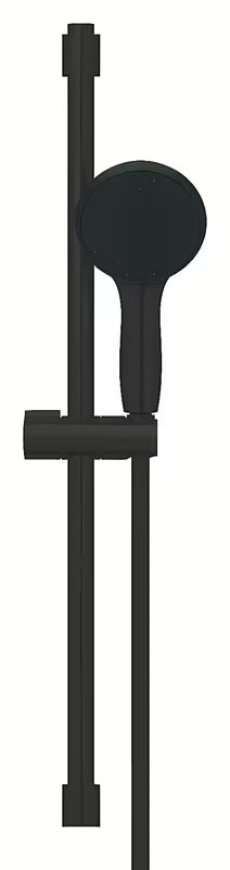 Tuš set Grohe Tempesta 110 u mat crnoj izvedbi s ručnim tušem, tuš šipkom i crijevom