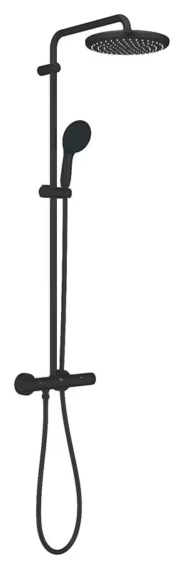 Grohe Tempesta System tušni sistem s termostatsko armaturo u mat crnoj boji