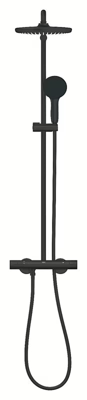 Grohe Tempesta System tušni sistem s termostatsko armaturo u mat crnoj boji