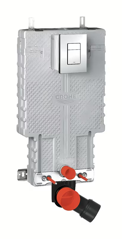 Grohe Uniset podometni splakovalnik za WC s splakovalno tipko Skate Cosmopolitan v kromu