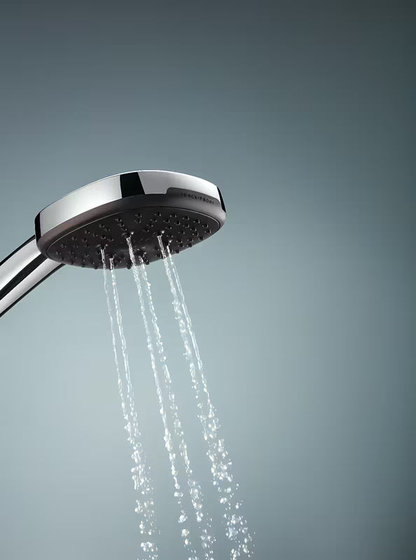 Krom komplet za kad Grohe Vitalio Comfort z ročno prho s 3 načini curka, držalom in cevjo 1750 mm.
