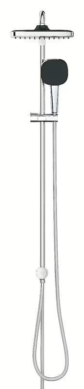 Tušni sistem Grohe Vitalio Comfort System u krom izvedbi s nadglavnim i ručnim tušem