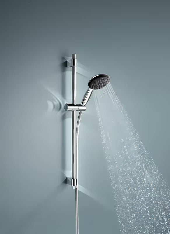 Kromiran tuš set Grohe Vitalio Start z ročno prho, pršno letvijo in cevjo