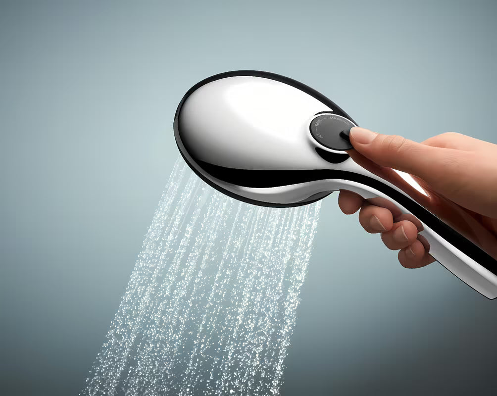 Kromirani ručni tuš Grohe Vitalio Start s tri vrste mlaza Rain, Jet i Massage