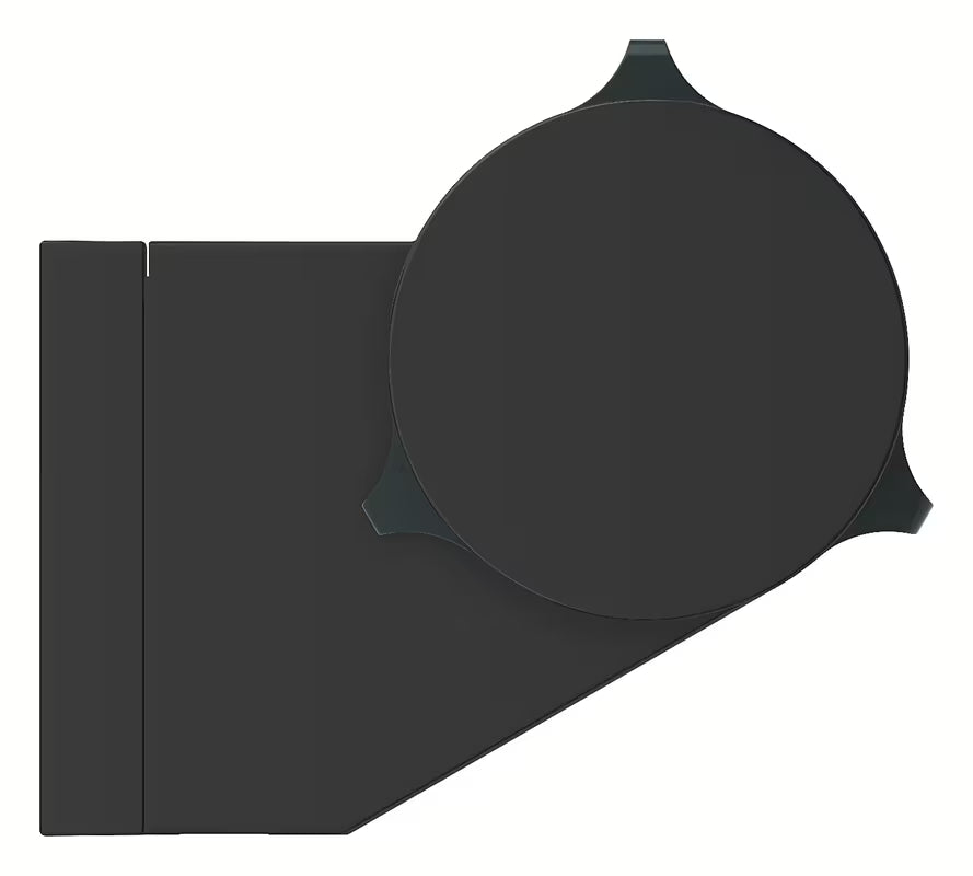 Grohe Vitalio Universal nastavljiv stenski nosilec tuš ročke v mat črni barvi