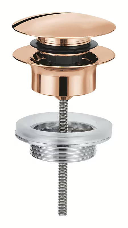 Odtok za umivalnik Grohe Warm Sunset s klik-klak poklopcem i završnom obradom GROHE Long-Life