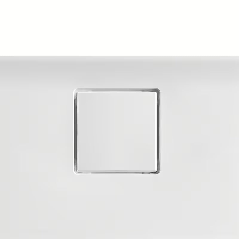 Bela mat pravokotna tuš kad Hüppe easyflat 180x90 cm iz litega marmorja z nizkim profilom