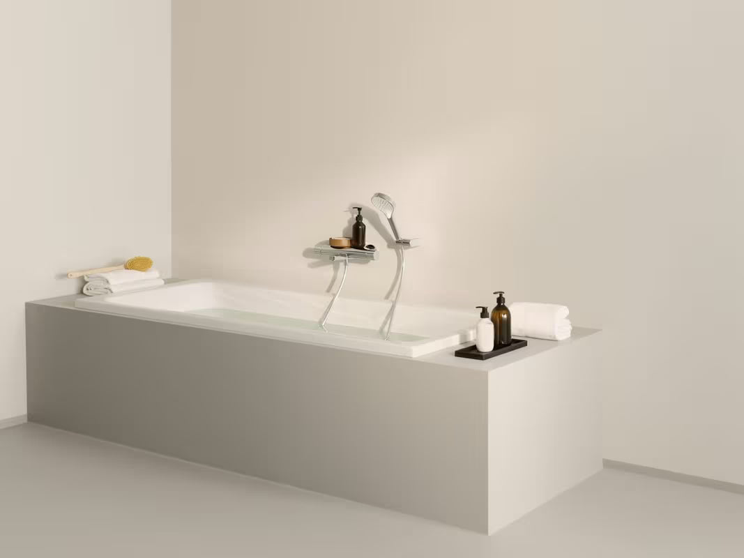 Termostatska stenska armatura za kad Hansa Optima u sjajnoj krom izvedbi