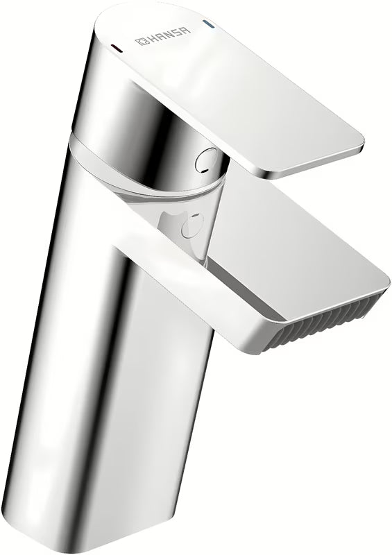 Kromirana enoročna stoječa armatura za umivalnik Hansa Stela bez odvodne garniture