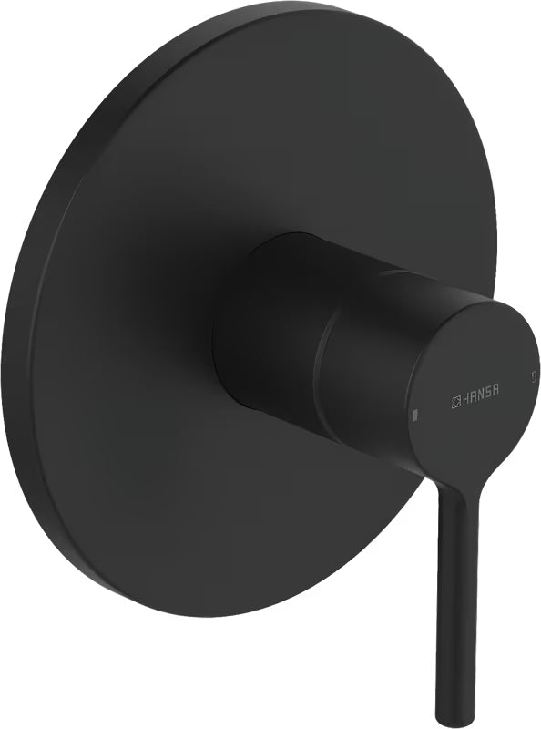 Hansa Vantis podometna armatura za tuš u mat crnoj boji s ručicom