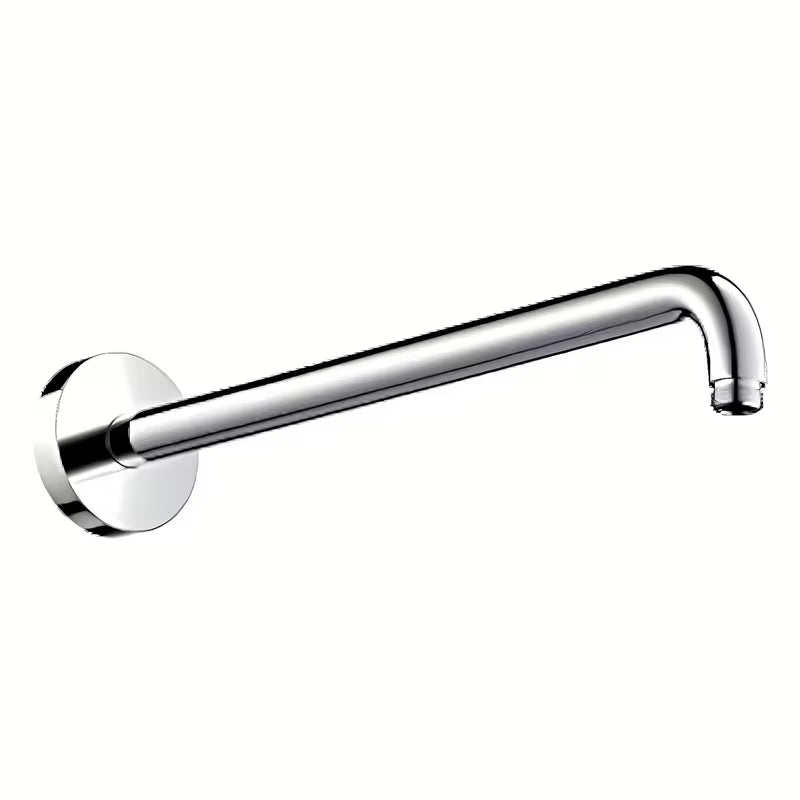 Kromiran stenski držalo za nadglavno prho hansgrohe 38,9 cm z okroglo rozeto pro za nadglavno prho