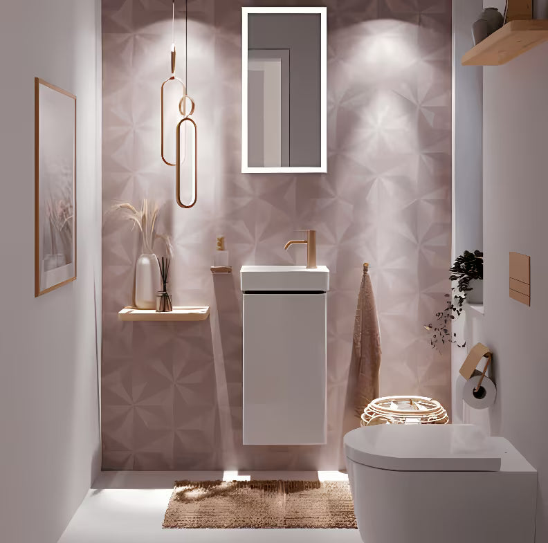 Hansgrohe addstoris držalo za toaletni papir s pokrovom v obdelavi krtačen bron.