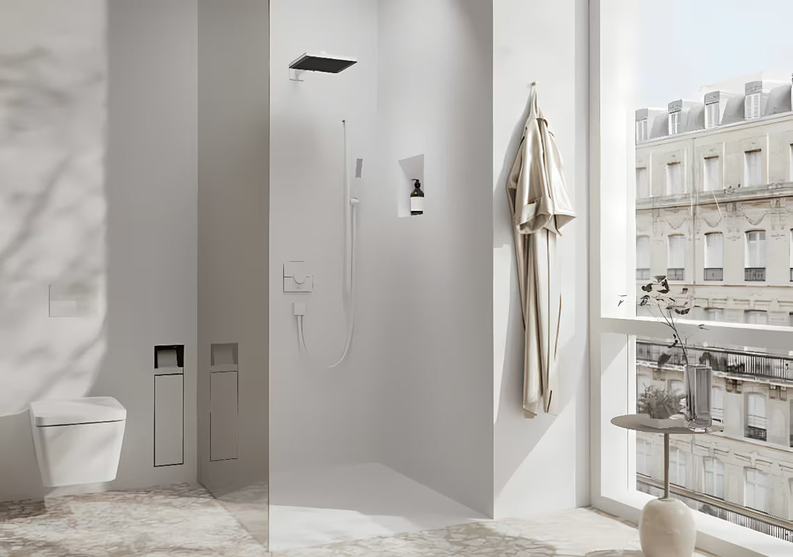 Hansgrohe addstoris kavelj držač za ručnik u mat bijeloj završnoj obradi pro zidna montaža.