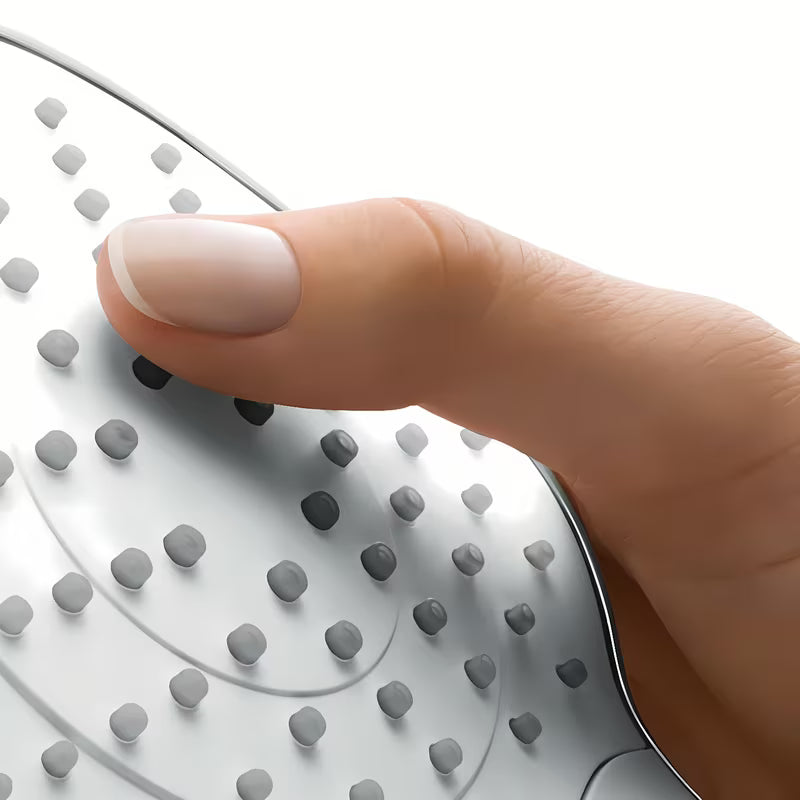 Ručni tuš Hansgrohe Croma Select S u bijeloj i kromiranoj boji z gumbom Select, s tri mlaza