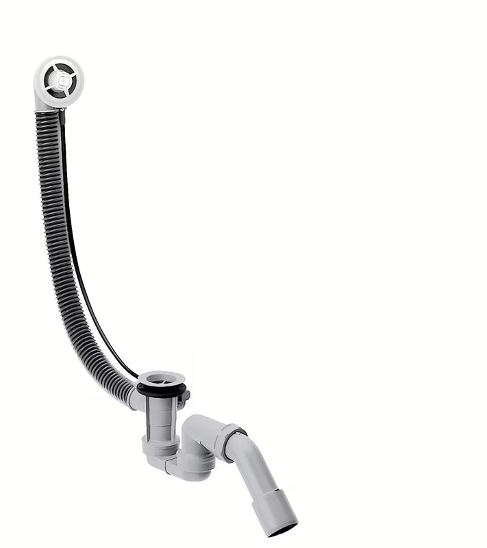 Hansgrohe Flexaplus sifon za kad avtomatik v sivi izvedbi pro standardni kadi