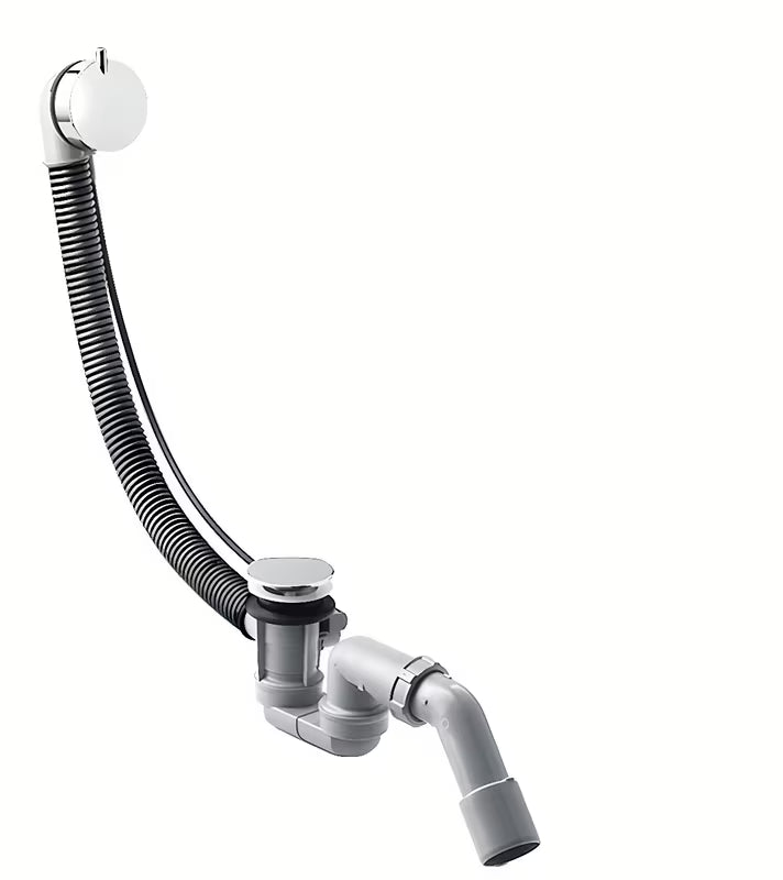 Hansgrohe Flexaplus sifon za kad avtomatik v krom izvedbi pro standardni kadi