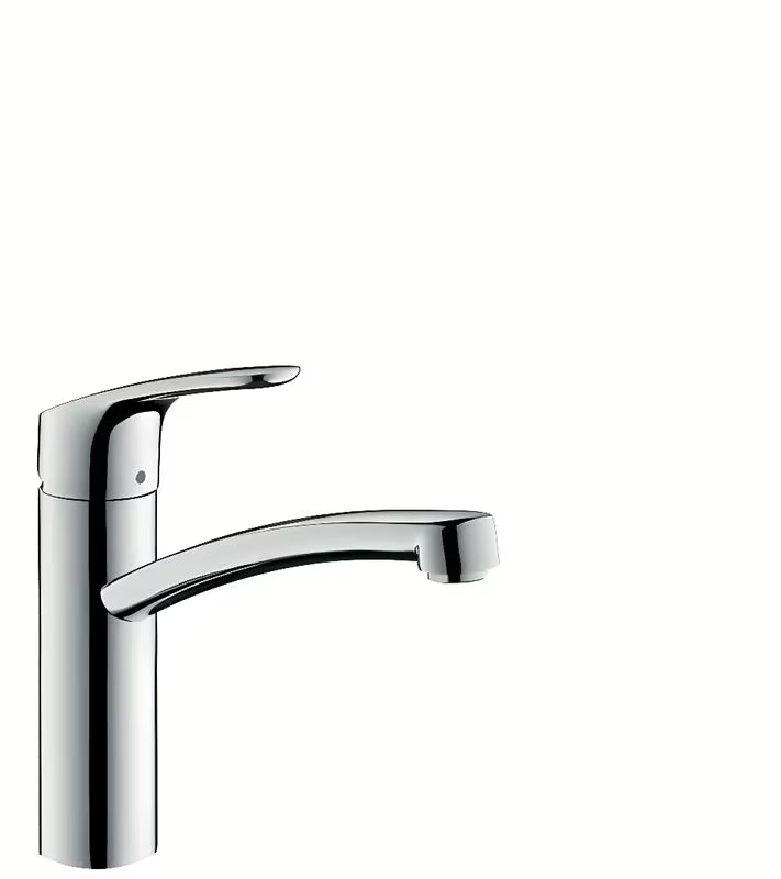Hansgrohe Focus krom enoročna stoječa armatura za pomivalno korito z vrtljivim izlivom