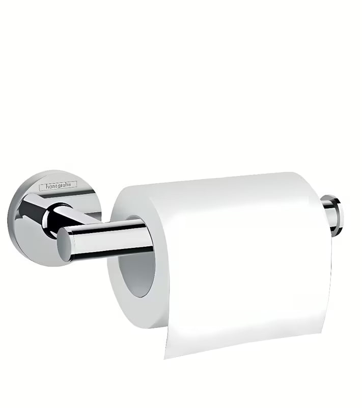 Hansgrohe Logis držalo za toaletni papir brez pokrova v sijajnem kromu pro za stensko montažo