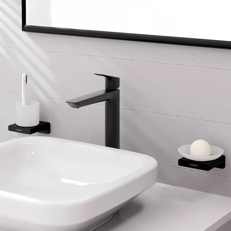 Hansgrohe Logis enoročna stoječa armatura za umivalnik u mat crnoj izvedbi