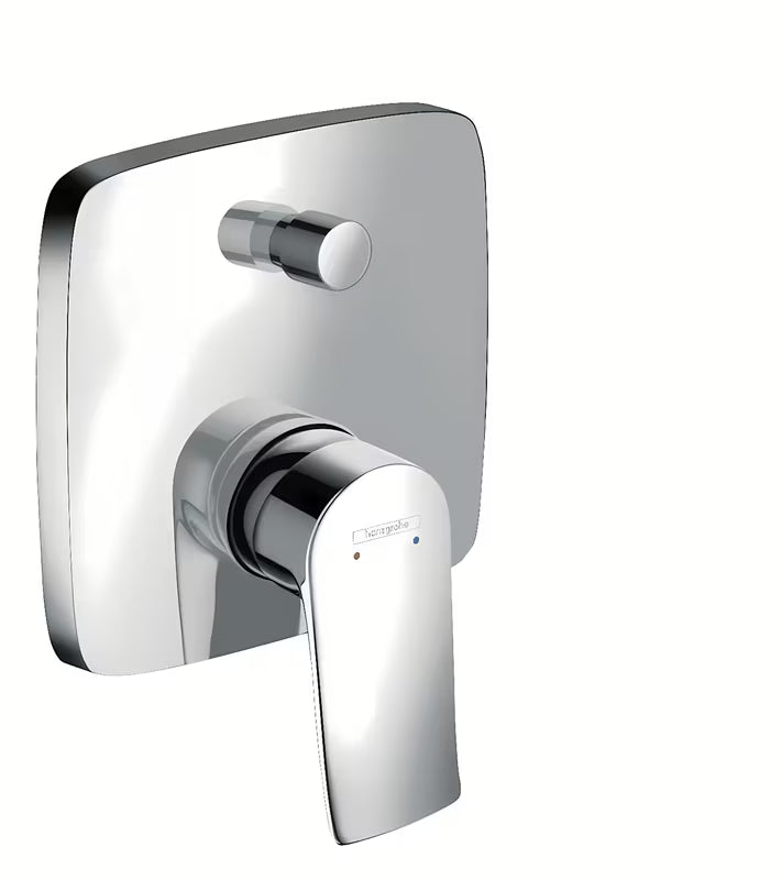 Hansgrohe Metris podometna tuš i armatura za kad u krom izvedbi s ručicom i preusmjerivačem