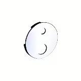 Hansgrohe rozeta pro za podžbuknu kadu slavinu kao vidljivi završni element instalacije