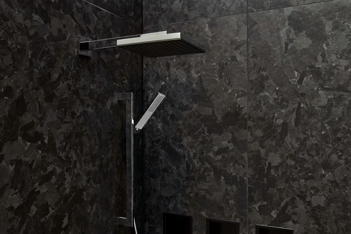 Kromirana nadglavna prha hansgrohe Pulsify E 260 s mlazom PowderRain pro za zidnu ili stropnu ugradnju